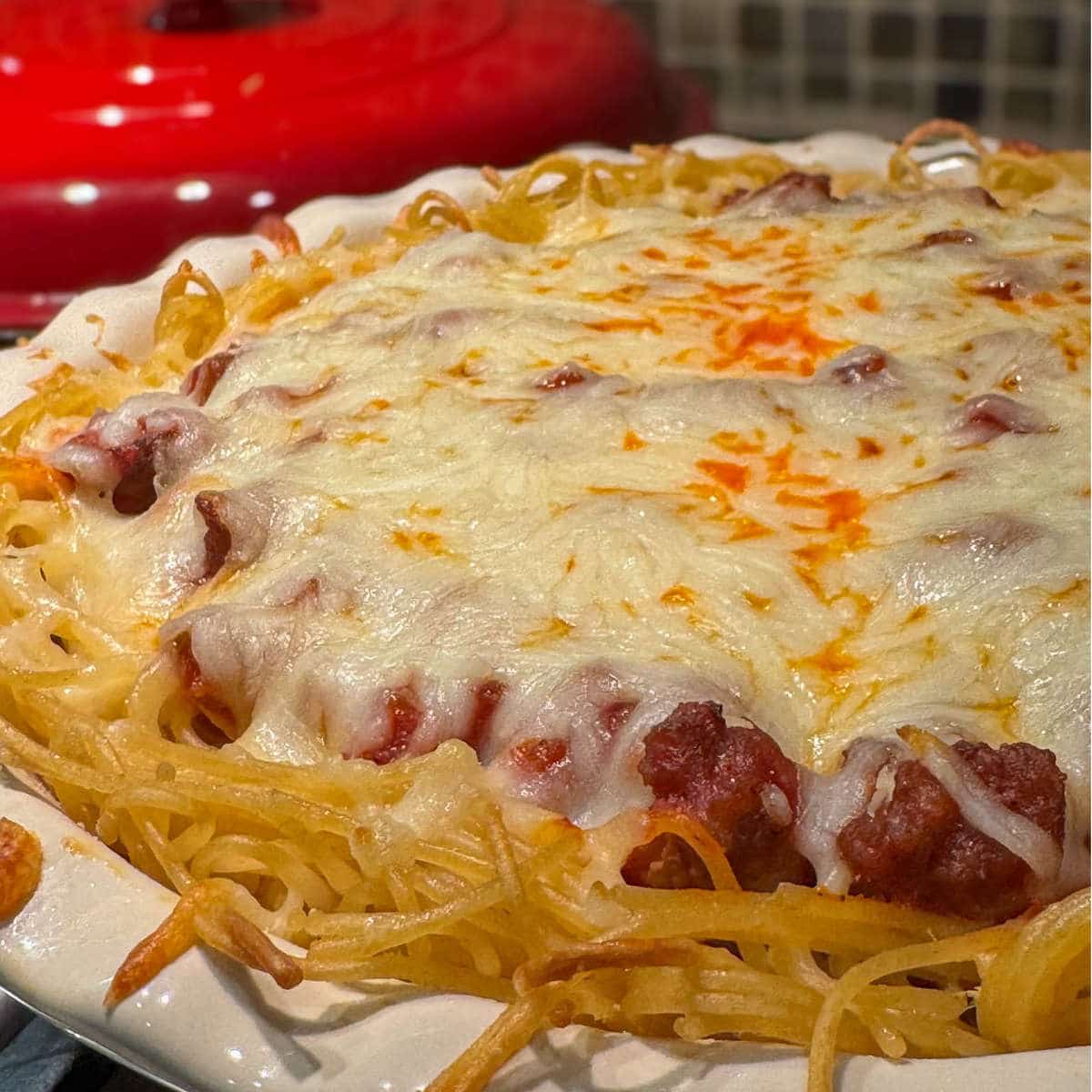 Cheesy Pasta Pie