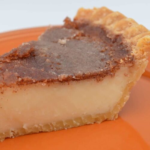 Cinnamon Sugar Cream Pie