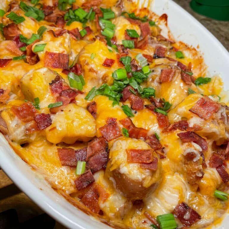 loaded chicken potatoes casserole