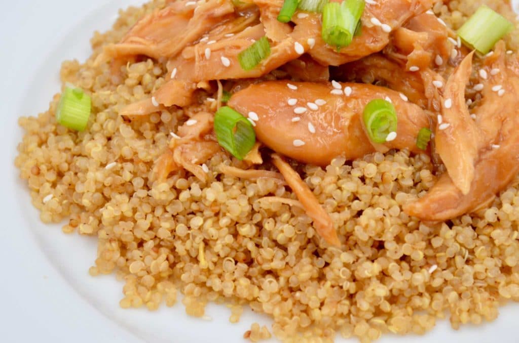Slow Cooker Honey Chicken with Quinoa