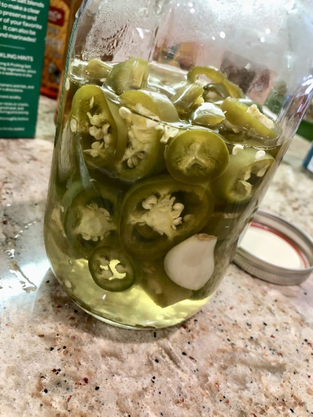 Super Easy Homemade Pickled Jalapeños