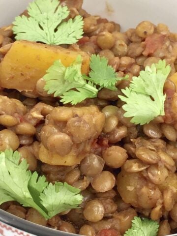 Healthy Lentil Butternut Squash Chili