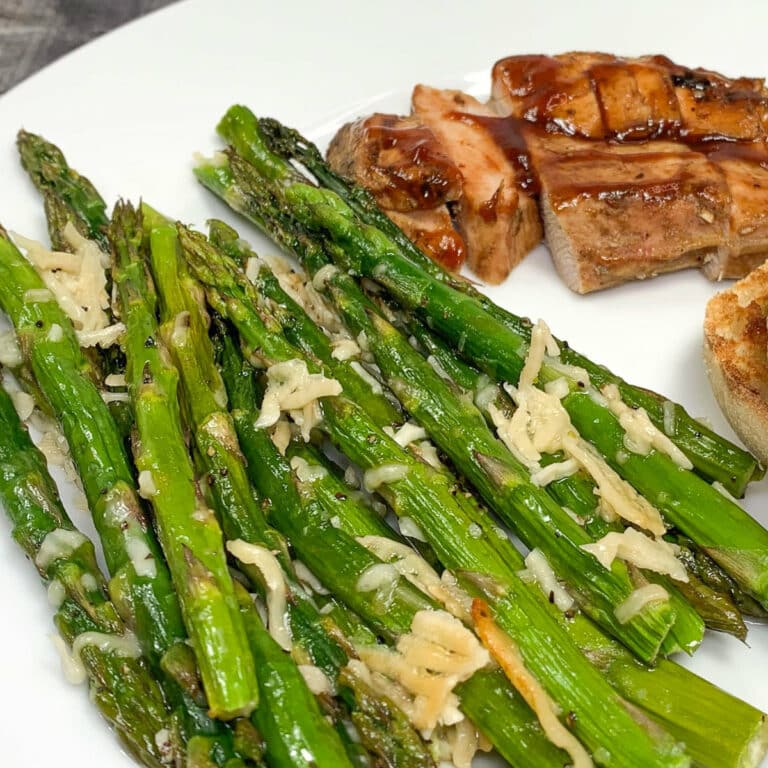 Baked Asparagus with Parmesan