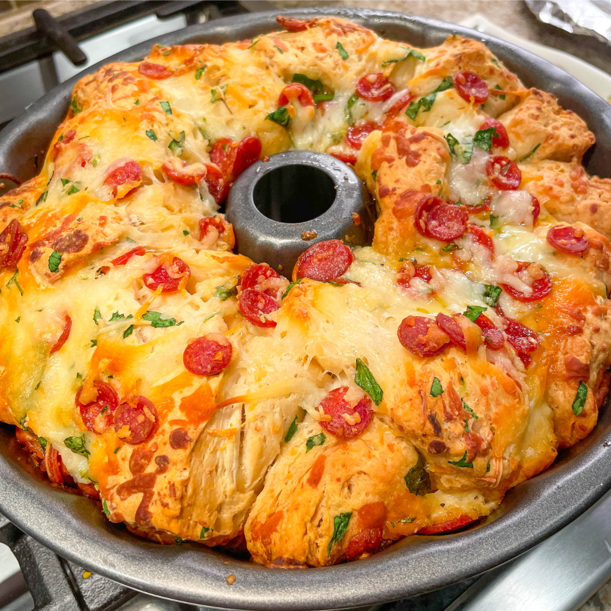 Pull-Apart Pizza Bread