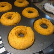 Baked Pumpkin Donuts with Maple Glaze
