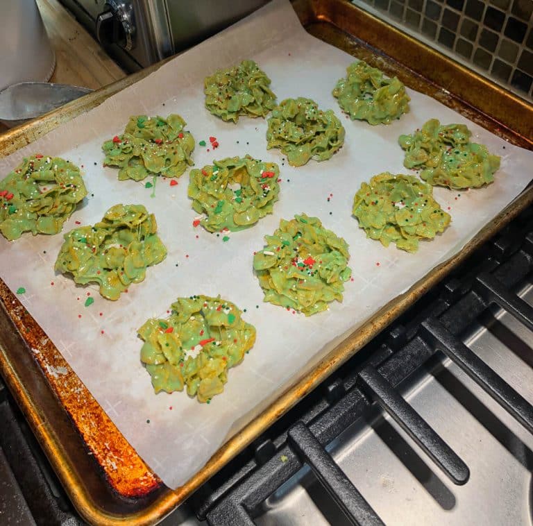 Christmas Wreath Cookies
