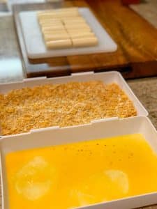 Crunchy Mozzarella Sticks - Hot Rod's Recipes