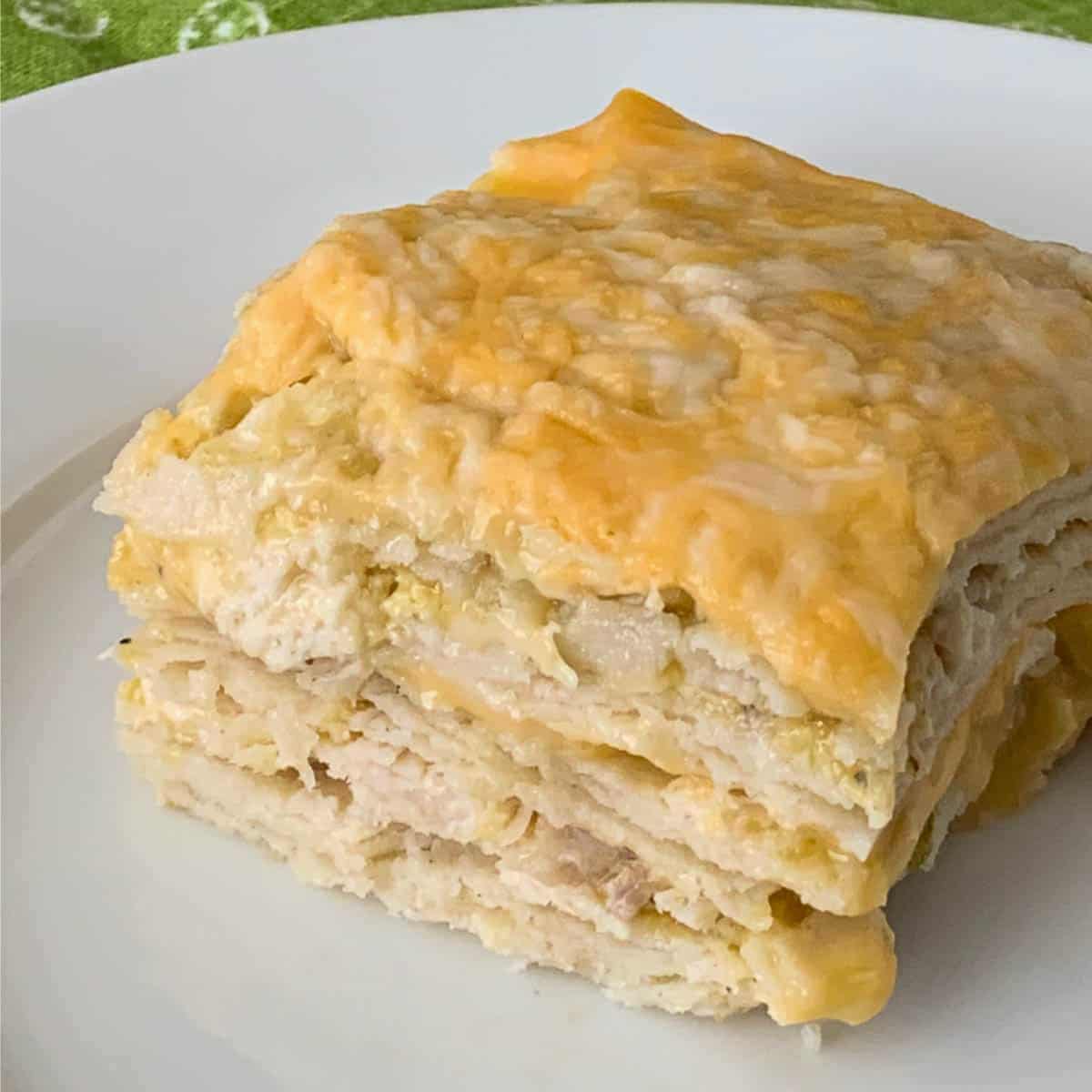 Green Chili Chicken Enchiladas