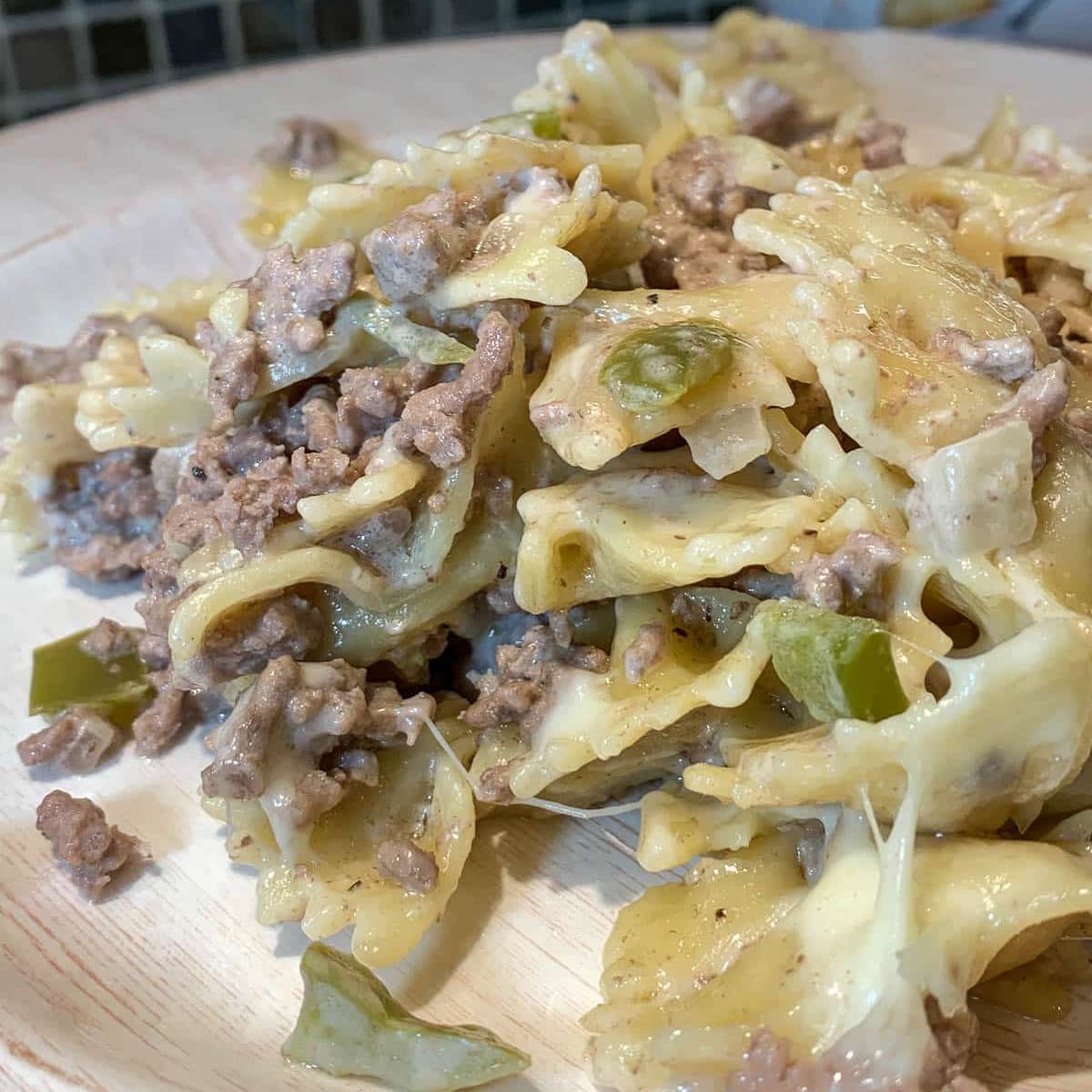 Philly Cheese Steak Casserole