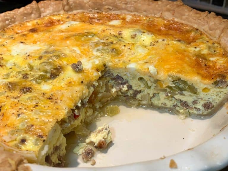 easy sausage quiche