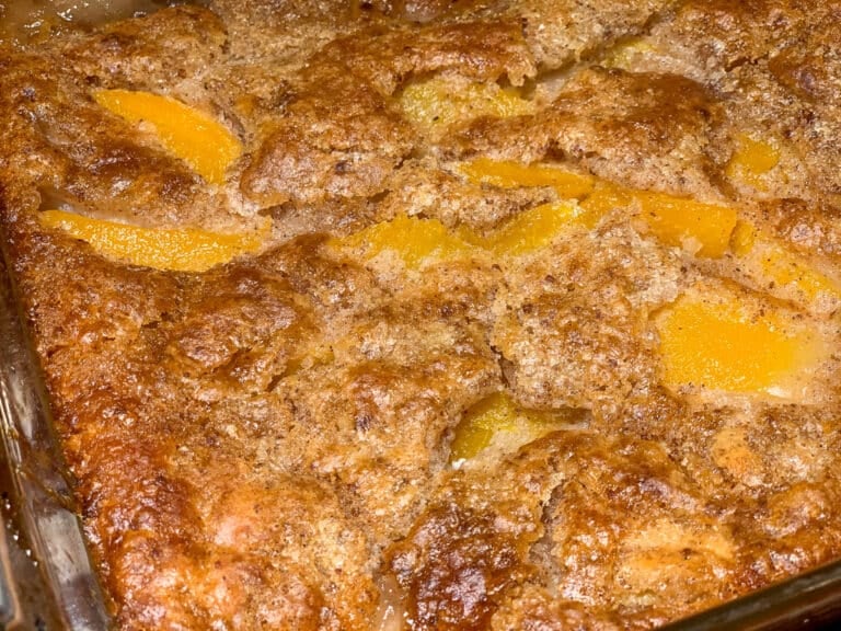 peach cobbler