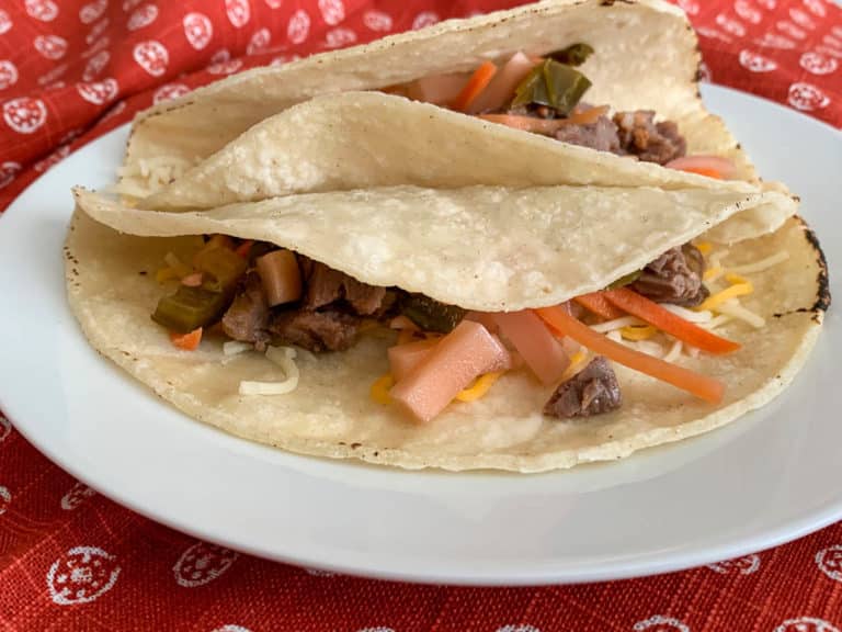 pickled veggie taco topping