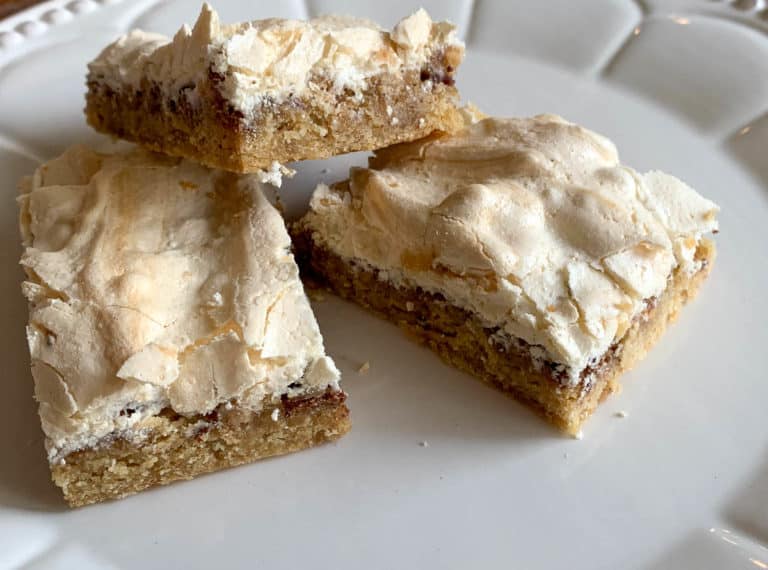toffee meringue bars