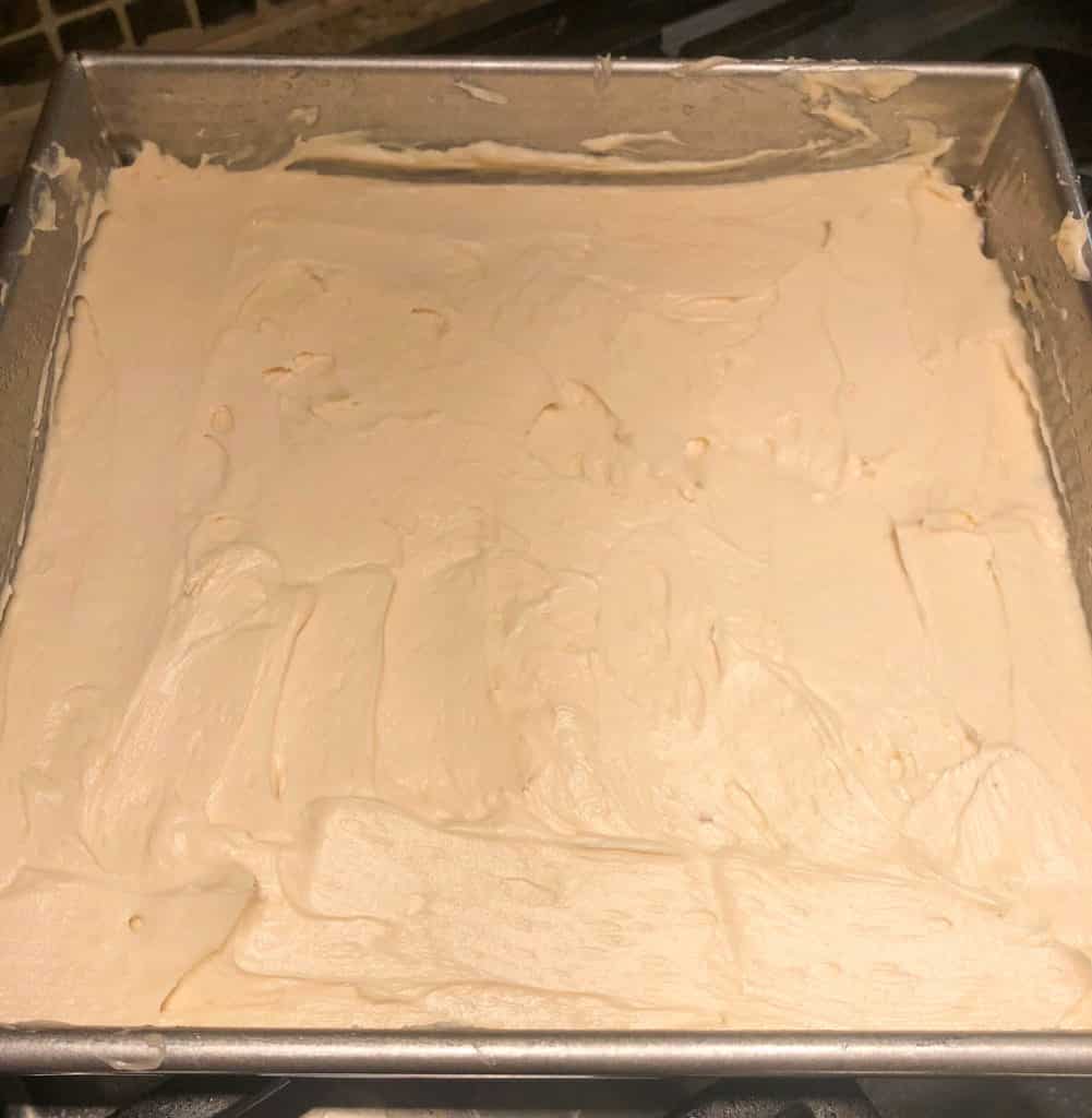 brownies frosted with baileys irish cream frosting