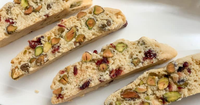 cranberry pistachio biscotti for facebook