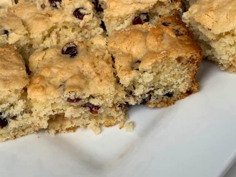 lemon cranberry bars