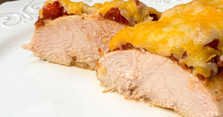 easy baked salsa chicken for facebook