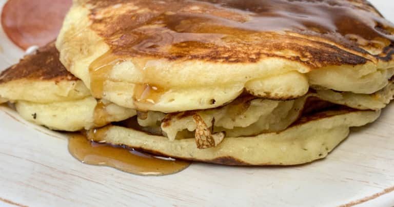 homemade buttermilk pancakes