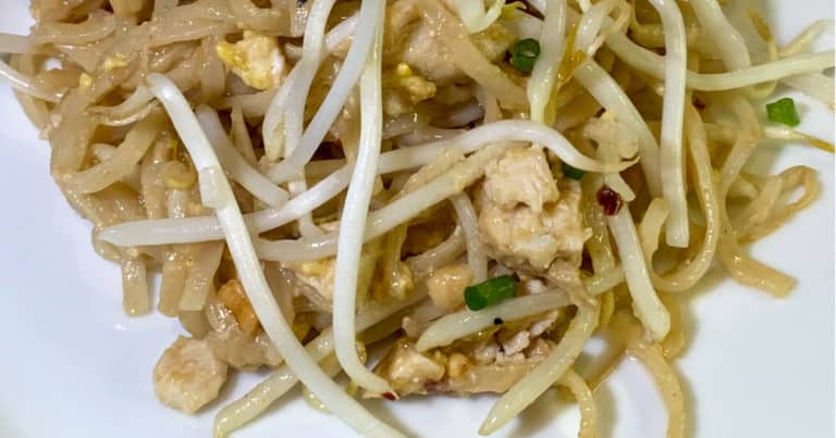 homemade pad thai