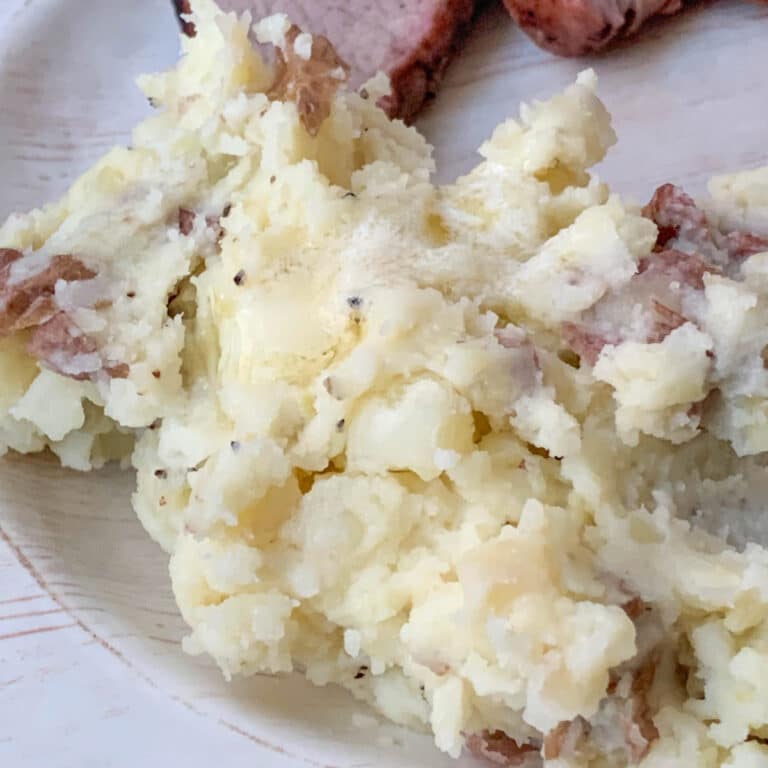 Skin on Mashed Potatoes