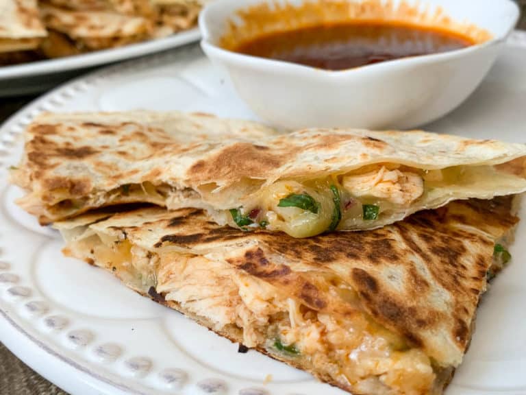 quesadillas with bbq sauce