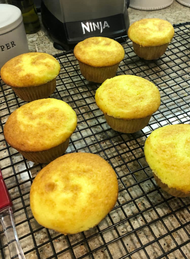 cupcakes fresh out of the oven