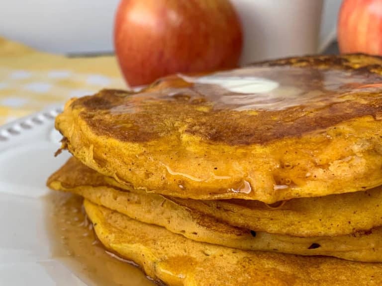 pumpkin apple pancakes