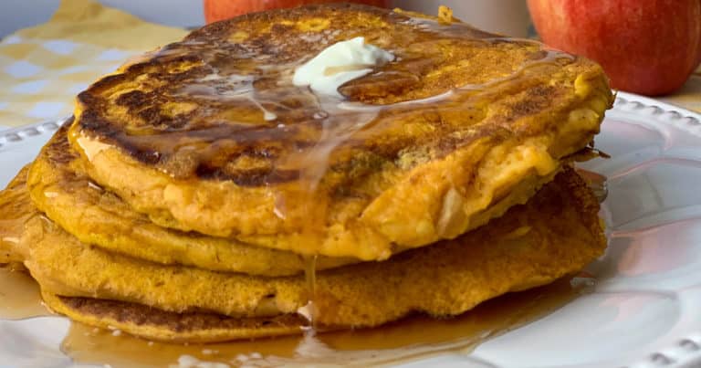 pumpkin apple pancakes