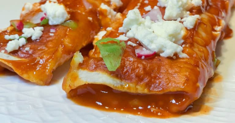 simple cheese enchiladas