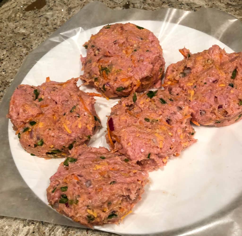 raw patties ready for the grill