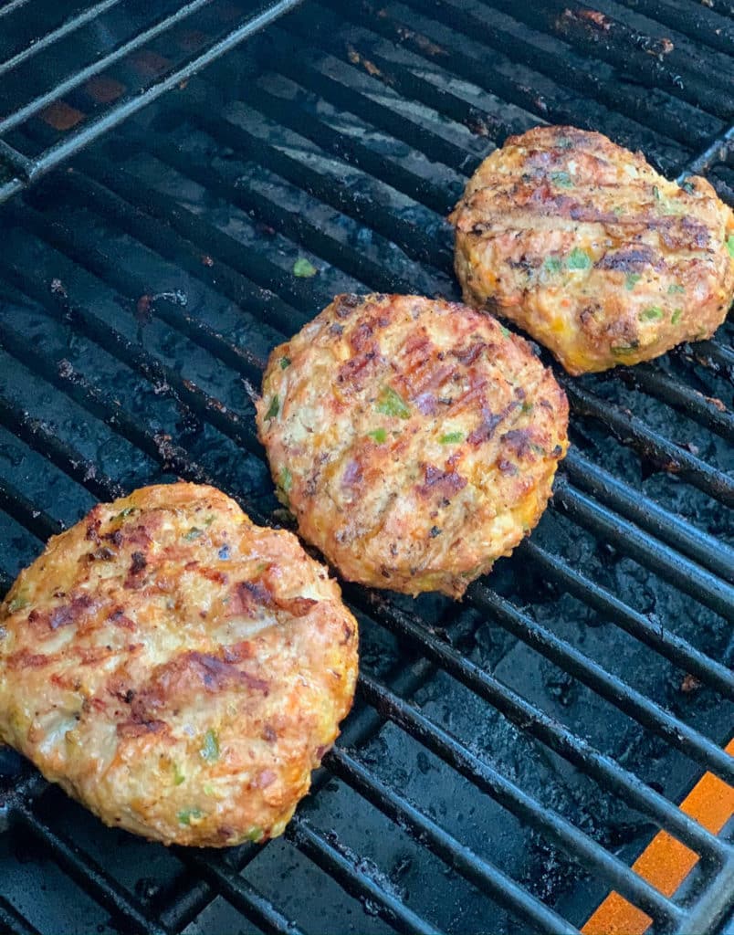 patties on the grill