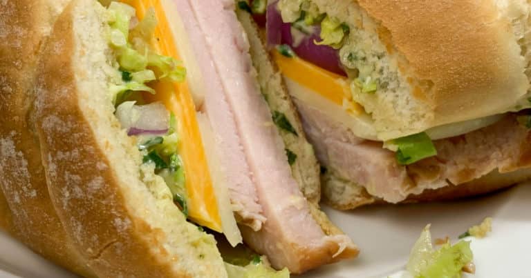 club house sandwich with basil aioli