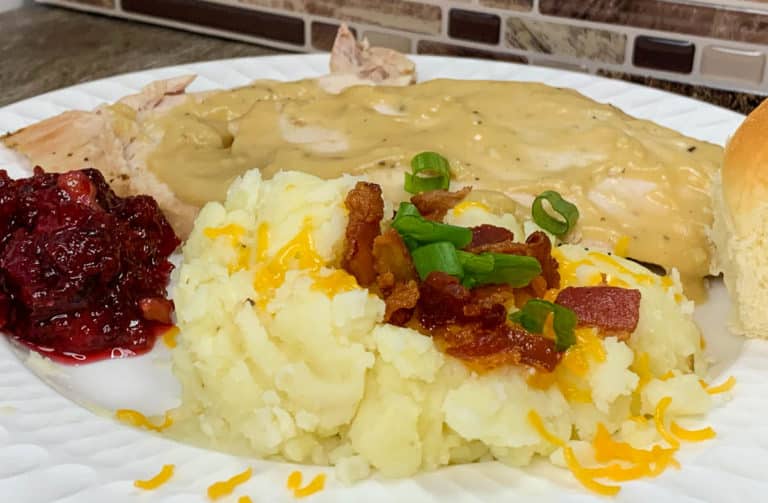 instant pot bacon and cheese mashed potatoes