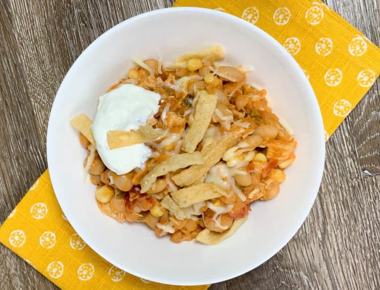 cheesy chicken chili