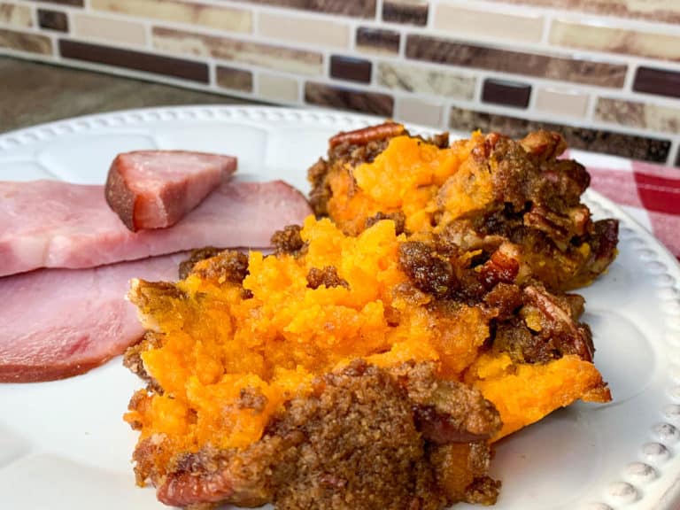 sweet potatoes with ham