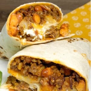 Chorizo and Potato Burritos