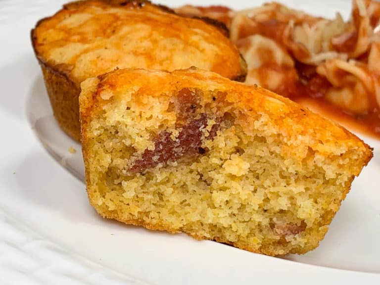 spicy bacon cornbread muffins