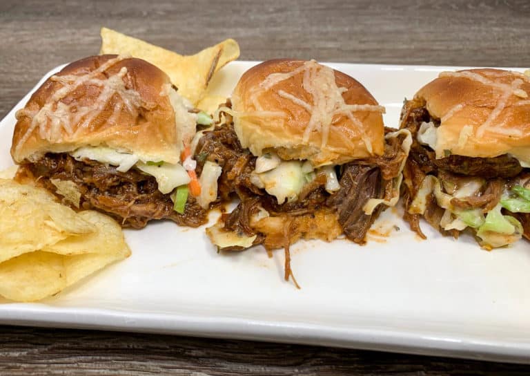 BBQ pulled pork sliders