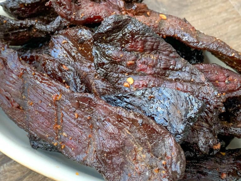 homemade beef jerky