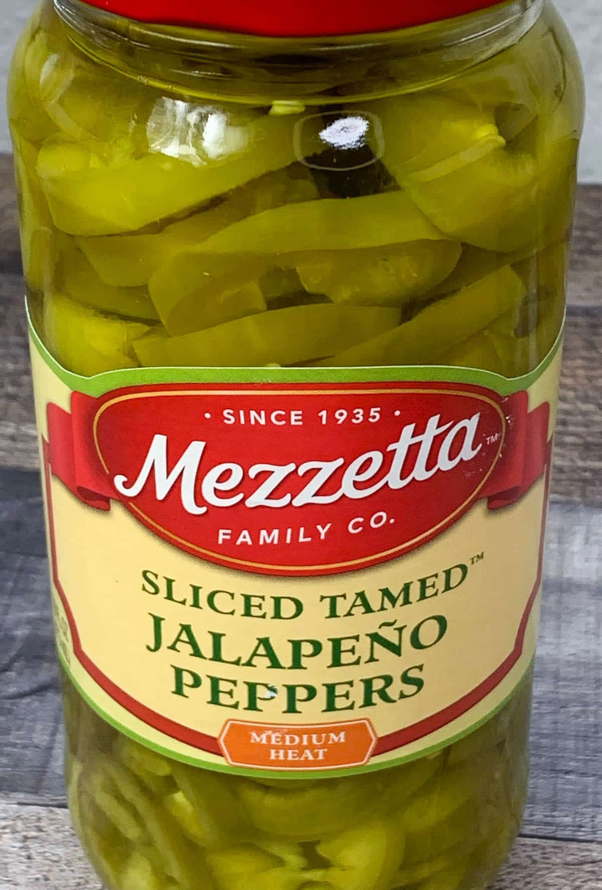 jar of jalapeño peppers