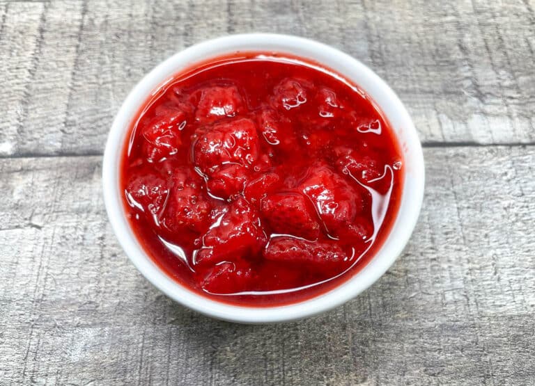 strawberry sauce