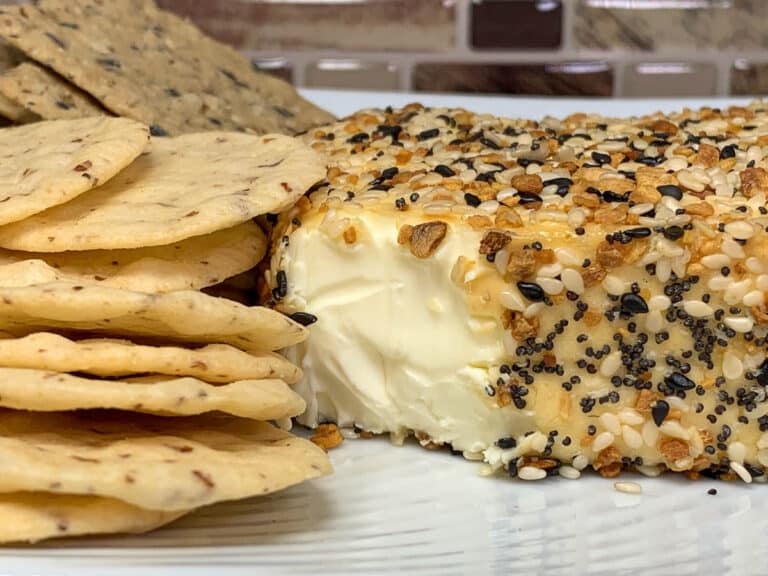 smoked cream cheese with crackers