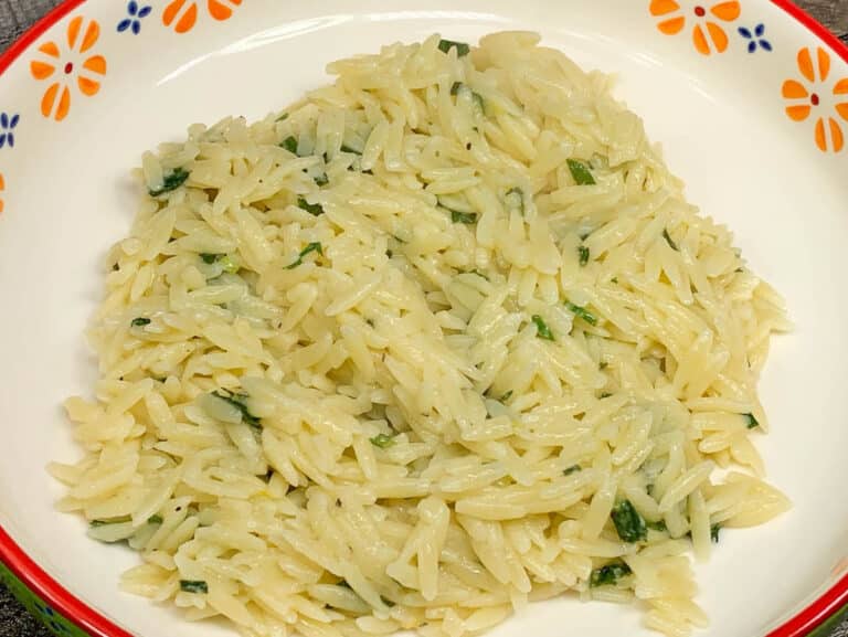 lemon herbed orzo