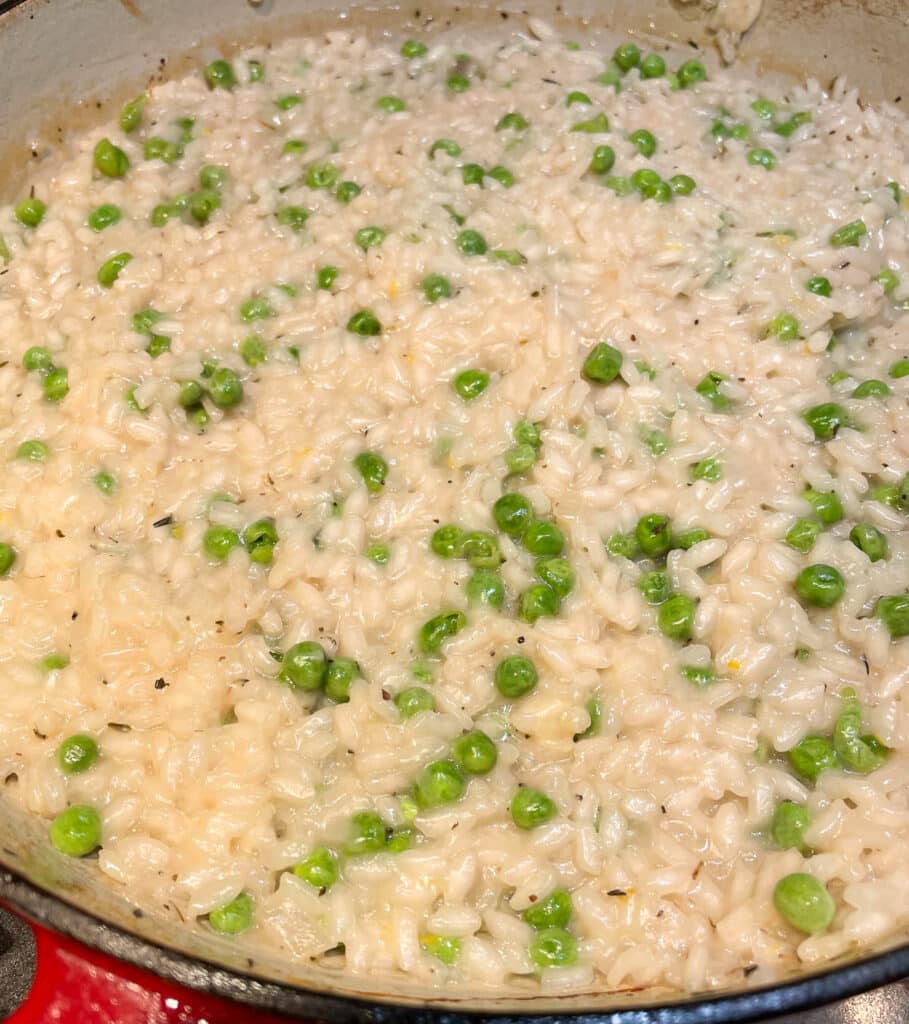 Lemon Risotto with Peas – Hot Rod's Recipes