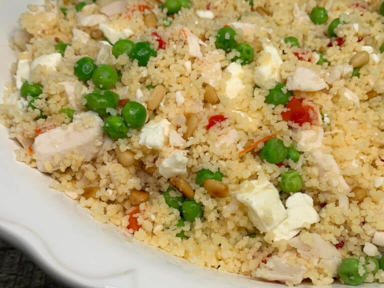 chicken couscous toasted pine nuts
