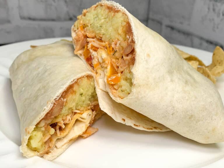 simple homemade chicken burritos