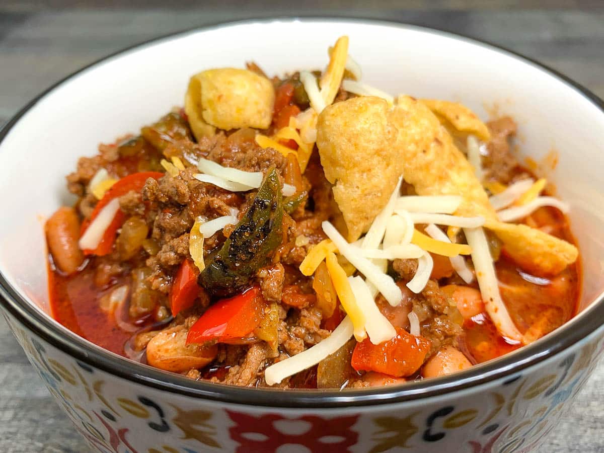 bowl of chili con carne