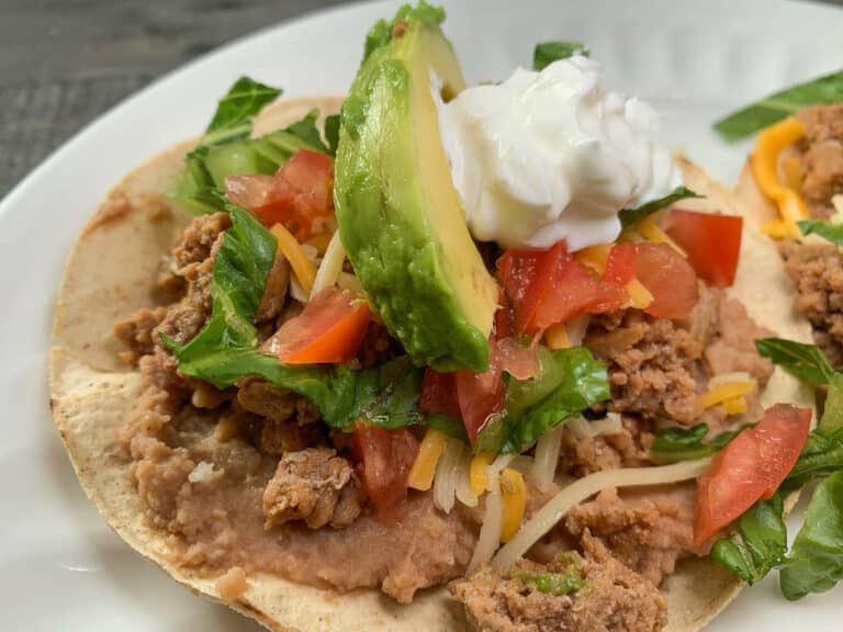 homemade turkey tostadas