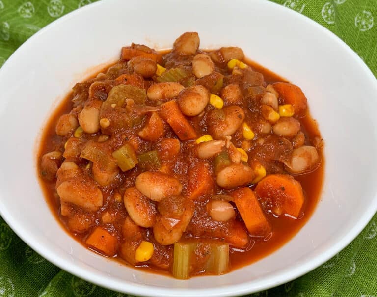 Slow Cooker Chunky Vegetarian Chili Hot Rod's Recipes