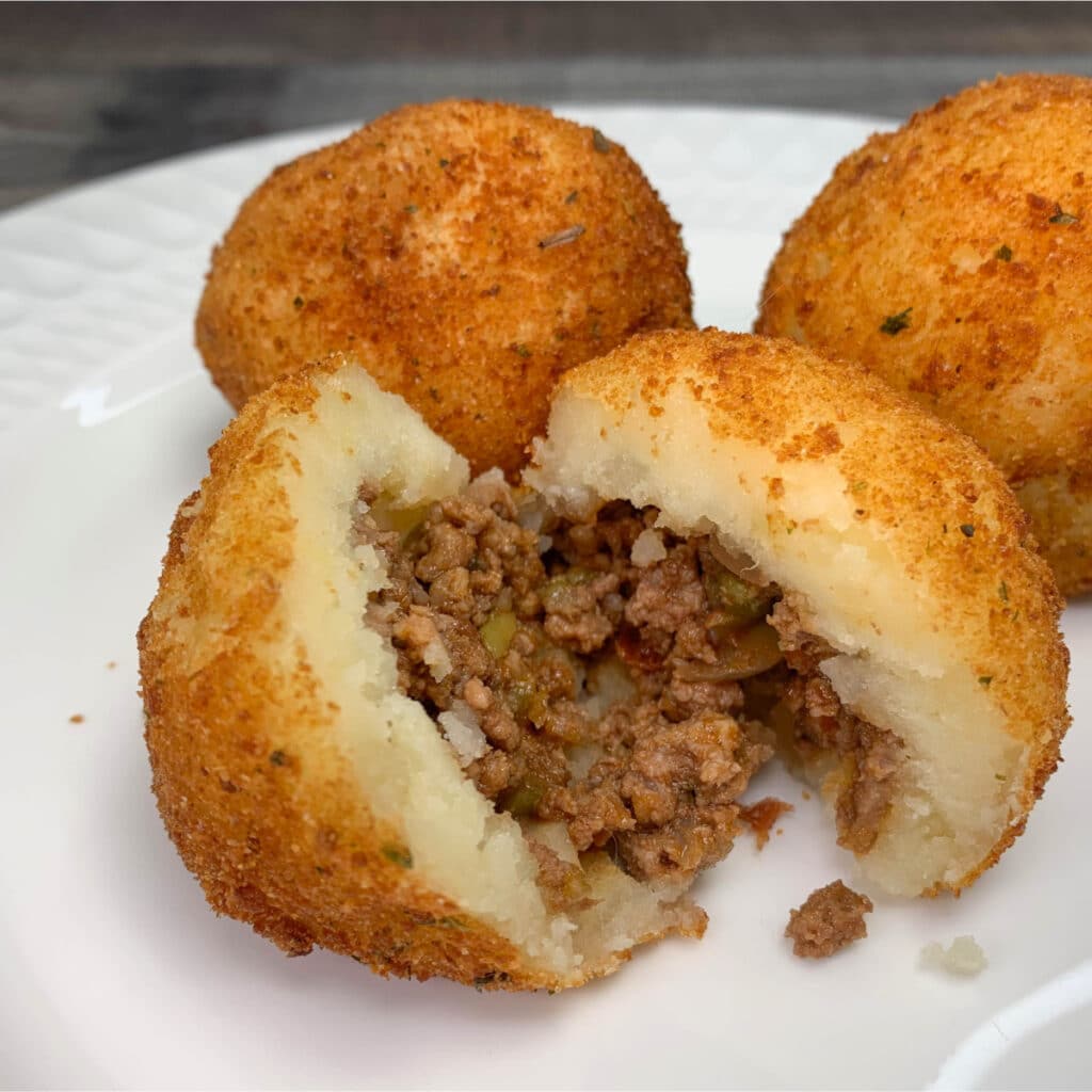 cuban papas rellenas